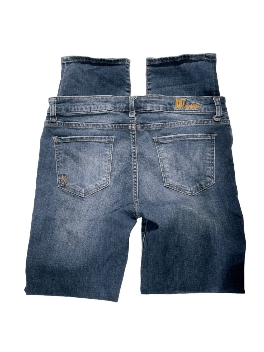 Kut From The Kloth Womens Size 10 Blue Denim Straight-Leg Jeans